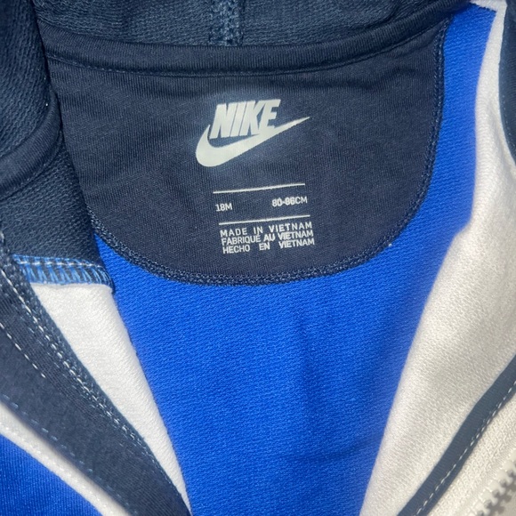 Nike baby one‎ piece size 18m NWOT (with easier zipper for changing) - Picture 2 of 3